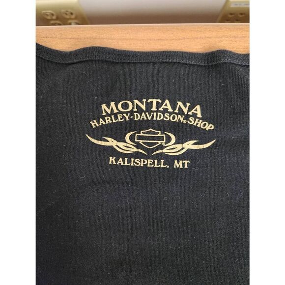 Harley-Davidson 2X long sleeved blacktop with embellished Top Rainbow Multicolor - Picture 6 of 6